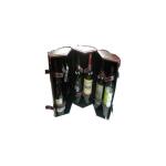 Three Bottles Leather Wine Box