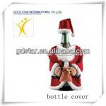 Christmas santa bottle cover