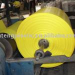 yellow plastic film