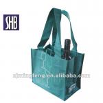 green non-woven long handle bag (wz8973)