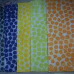 Dotted Tie and Dye Cotton Handmade Papers for Art and Crafts, Scrapbooking, Gift Wrapping