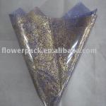 Organza cut flower sleeve floral wrap