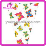 China yiwu printed color plastic plastic sleeves for flowers