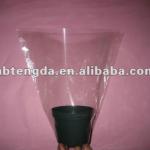 clear opp plastic transparent plant flower pot sleeve