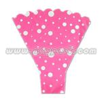 special shape disposable flower sleeve bag for rose/sleeve for flower