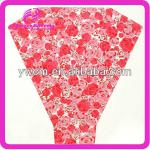 China yiwu printed color plastic flower bouquets sleeves