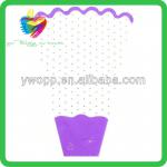 Yiwu color imprineted color high transparence rose flower bag