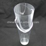 plastic transparent flower pot sleeves