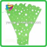 Yiwu color imprineted color high transparence fresh flower bags