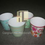 customerize colorful plastic flower pot sleeves