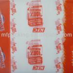 Food grade grease proof wrapping paper for fast food