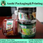 Custom printed automatic plastic food packaging film