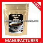 Printed aluminized coffee bags stand up coffee pouch