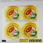 Plastic cup lidding film for Jelly packaging