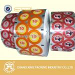 Food grade heat sealing film for PET/PE/PS/PP cups/trays