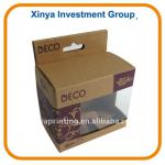 Clear PVC Window Paper Box, Window Box, Folded Paper Box