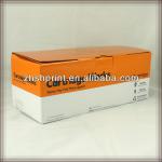 Folding toner paper boxes