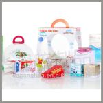 Custom clear plastic pp gift boxes