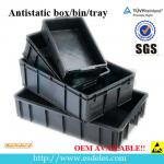 Anti-static box ESD tray Conductive bin