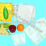 HDPE natural plastic flat bags in block for food