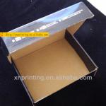 paper box for packing with corrugated foldable customized logo