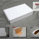 Customed Logo White Packaging Box corrugated carton box