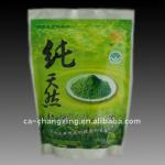 Pre-made resealable standing tea packaging bag