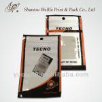 Phone products packaging plastic foil bag with ziplock