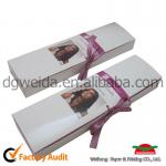 good look hair extension packing box with ribbon