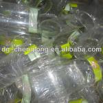 clear pvc pet plastic tubes,plastic oval-shaped tubes