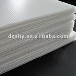 Have in stock:any color,2440*1220mm correx plastic sheet