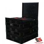 Large size foldable crates for transportation