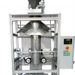 Vertical one-way automatic packaging machine for freely falling bulk products in packs. AP 01 - FX