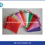 Colourful small mesh bag with drawstring for mp3