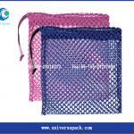 Durable drawstring pvc mesh bag for soap