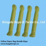 yellow paper bag handle rope