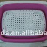 Telescopic handle basket