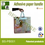 Carrying paper handle for bed sheets,bottle