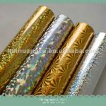 Gold and silver foil HOLOGRAPHIC FOIL for plastics packages-hot stamping foil