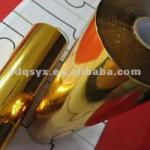 Gold Hot Stamping Film for paper and plastic