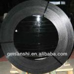 black painted and waxed 0.031*3/4 inch high tensile strength thin steel strapping