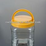 Plastic seal pet tea bottle,clear tea jar
