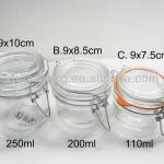 mini glass containers for honey/jam/sauce/pickle TK11