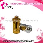 New royal golden plastic cap for nail polish bottle packaging