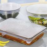 Adjustable retain freshness silicone stretch lids 5-pcs set