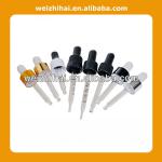 18MM Glass Pipette Dropper with Aluminum or Plastic Lid
