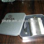 lighter kinfe and nail clippers tin box