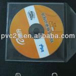 Clear pvc CD pocket with adhesive