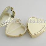 2 case metal pill box with heart shape for promotional