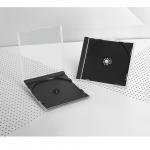 CD Box - 10.4mm CD Jewel Case, Single, With Black Tray